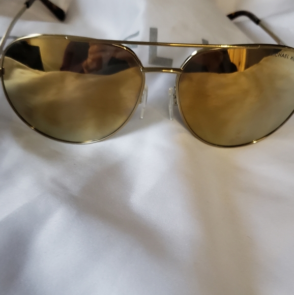 Michael Kors aviator gold lens sunglasses - Picture 1 of 1